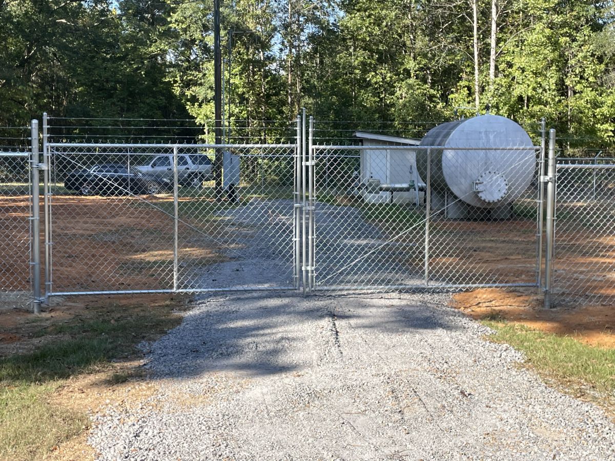 New Light Well Fence Work